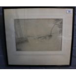 C. Saruton, nude figures cavorting in a landscape, signed, pencil sketch. 25 x 36cm approx. (B.P.