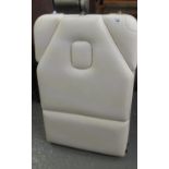Modern travelling folding leather finish physio or massage table. (B.P. 21% + VAT)