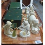 Tray of various Snow babies figurines. (B.P. 21% + VAT)