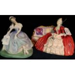 Royal Doulton bone china figurine 'Giselle' HN2139, together with another Royal Doulton bone china