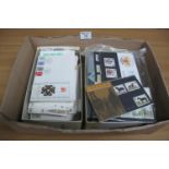 Great Britain collection of various first day covers and packet of presentation packs and two