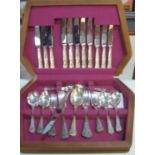 Canteen of silver plated cutlery. (B.P. 21% + VAT)