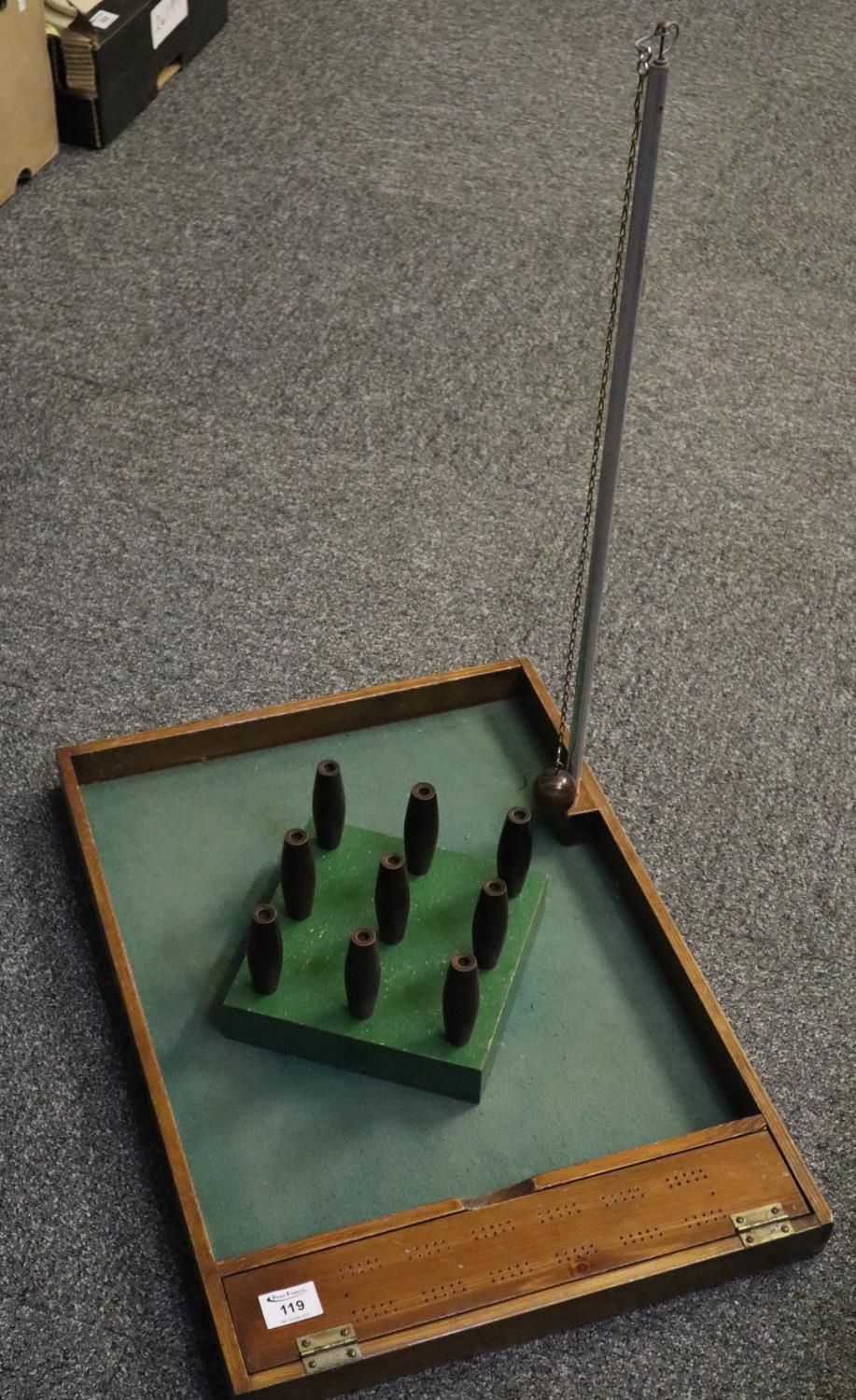 Jaques table skittles game in original box. (B.P. 21% + VAT)