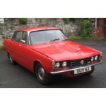 ROVER P6 3500 4 DOOR SALOON with automatic transmission GUV5J. Monza red with ebony (black)