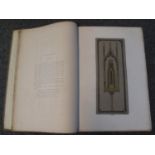 FRANKLIN HUDSON, 'The Brasses of Northamptonshire', London 1853, with copies in tinted lithography