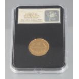 ORIGINAL AUSTRALIAN FULL GOLD SOVEREIGN 1857-1870 Sydney Mint with Queen Victoria to the obverse and