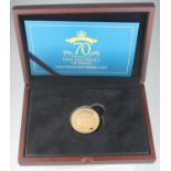 HRH THE PRINCE OF WALES 70TH BIRTHDAY GOLD PROOF £5 COIN year of issue 2018. 39.94g approx. 22ct