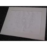 WHITE STAR LINE FIRST CLASS PASSENGER TABLE NAPKIN, finely embroidered with five pointed stars and