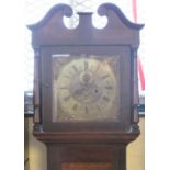 LATE 18TH/EARLY 19TH CENTURY OAK CASED 8 DAY TWO TRAIN LONGCASE CLOCK by 'James Green of