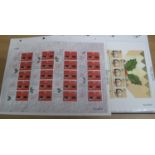 GREAT BRITAIN STAMP COLLECTION of smilers stamp sheets 2000 to 2012 in special Royal Mail album.