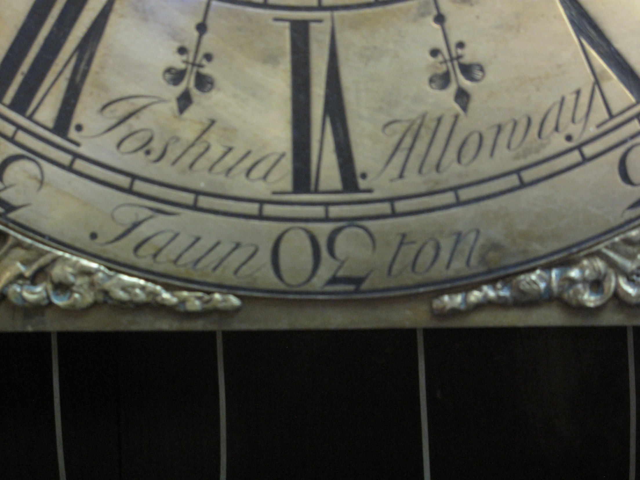 18TH CENTURY OAK 8 DAY LONGCASE CLOCK the face marked Joshua Alloway?, Taunton, the case overall - Image 5 of 7