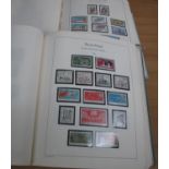 EAST GERMANY (DDR) MINT AND USED STAMP COLLECTION in two large Lighthouse printed albums. Many