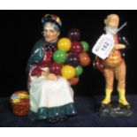Royal Doulton bone china figurine 'Pickwick' HN2099, together with Royal Doulton 'The Old Balloon
