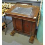 Late Victorian oak davenport type desk. (B.P. 21% + VAT)