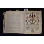 An album for 'Crests, Monograms, Coats of Arms etc', containing many military Christmas cards,