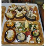 Two trays of Country Artists, Border Fine Arts etc, Scottie dog figurines etc. (2) (B.P. 21% + VAT)