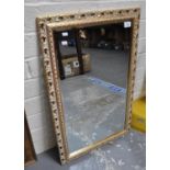Modern bevel plate gilt framed foliate mirror. (B.P. 21% + VAT)