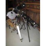 Three telescopes all on tripods to include; Jessops, Vivitar and another model 750150. (3) (B.P. 21%