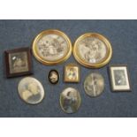 A collection of small furnishing prints, portrait miniatures etc. (B.P. 21% + VAT)
