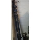 Collection of iron furnishing clamps. (B.P. 21% + VAT)
