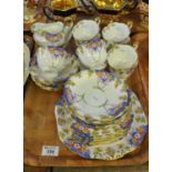 32 piece New Chelsea Staffs woodland design teaset.(B.P. 21% + VAT)