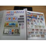 Great Britain mint and used stamp collection in three stockbooks, Queen Victoria to early 2000's,