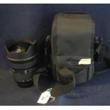 AF'S Nikon Nikkor 14-24mm wide angle zoom lens, Nikon textile case. (B.P. 21% + VAT) Sold as seen,