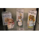 Two John Beswick Beatrix Potter figurines to include; Mrs Floppy Bunny and Tabatha Twitchit,