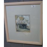 Colin Vincent (20th Century British), 'The Snooty Fox Tetbury', signed and dated '90, watercolour