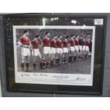 Sporting Legends autographed edition, Manchester United Busby Babes 1958, signed by Ken Morgans,
