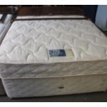 Rest assured Crown Diamond Katrina double mattress on rest assured divan base with associate oak