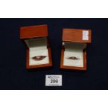 Two Clogau gold wedding rings both 9ct rose gold. Size L and Z. Approximate weight 12.4 grams. (B.P.