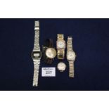 Group of assorted wristwatches to include; 9ct gold Leda gentleman's watch, a gold hexagonal cased