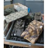 Selection of Dinky toys, model diecast tanks and other similar tanks, miniature tanks etc. (B.P. 21%