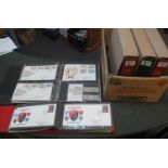 Great Britain collection of First Day covers and presentation packs in five albums 1974 to 1981