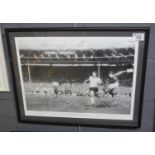 A1 Sporting Memorobilia.com hand signed photograph from the World Cup 1966, signed by Geoff Hurst