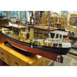 Exhibition quality scale mode of the steam trawler 'St Nectan' registered in Hull, no: H.411,