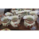 Tray of Wedgwood 'Eastern Flowers' and other similar single handled jugs. (8) (B.P. 21% + VAT)