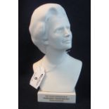 Wedgwood Parian ware limited edition bust of the 'Right Honorable Margaret Thatcher MP, Prime