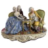 Gruppe mit 3 Figuren - Figur, Meissen, Mädchen mit Ziege, Nr. M 152 (Fachbuch Königl. Sächs.