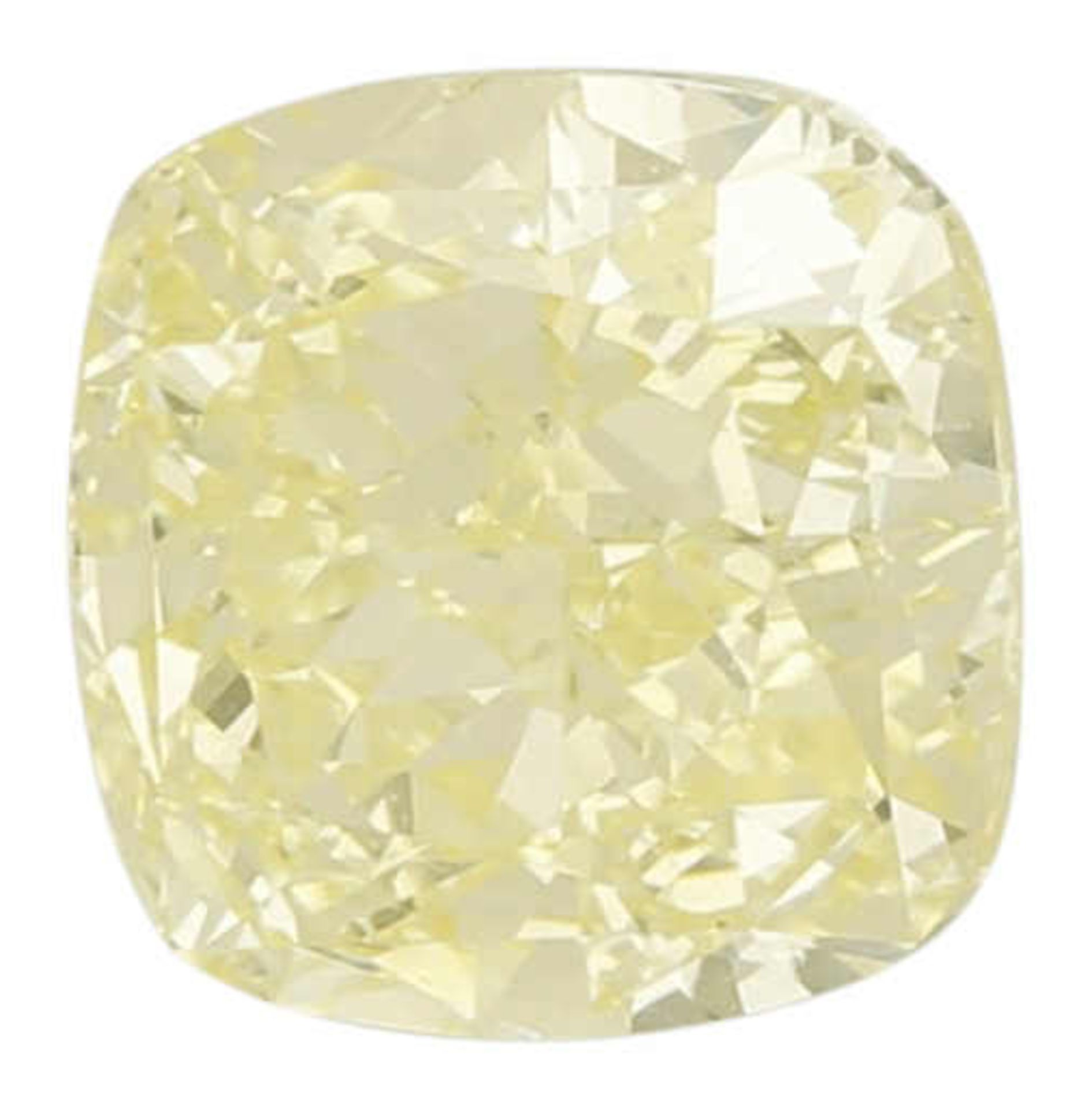 Fancy Diamond Natürlicher farbiger Diamant. Lupenreiner Diamant fancy light yellow von 3,51 ct.
