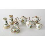 Meissen miniature tea set.