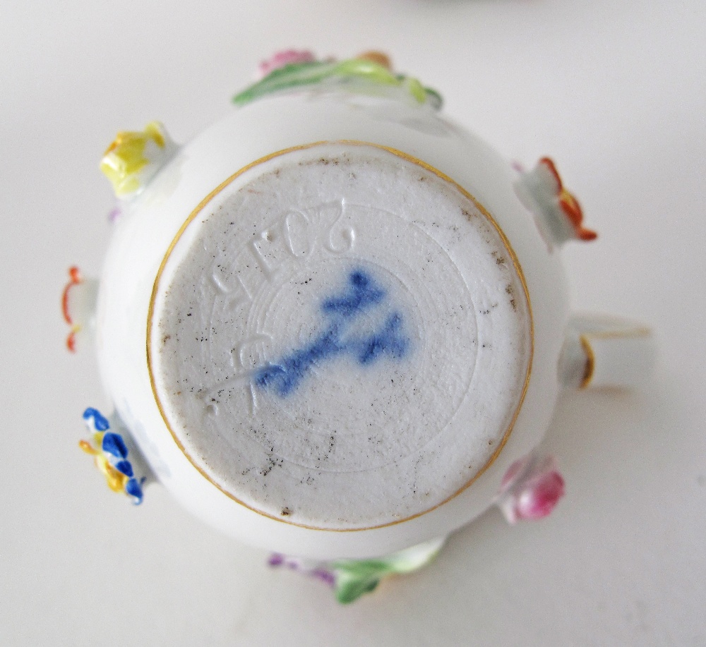 Meissen miniature tea set. - Image 4 of 8