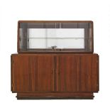 Art Deco revival walnut dresser.