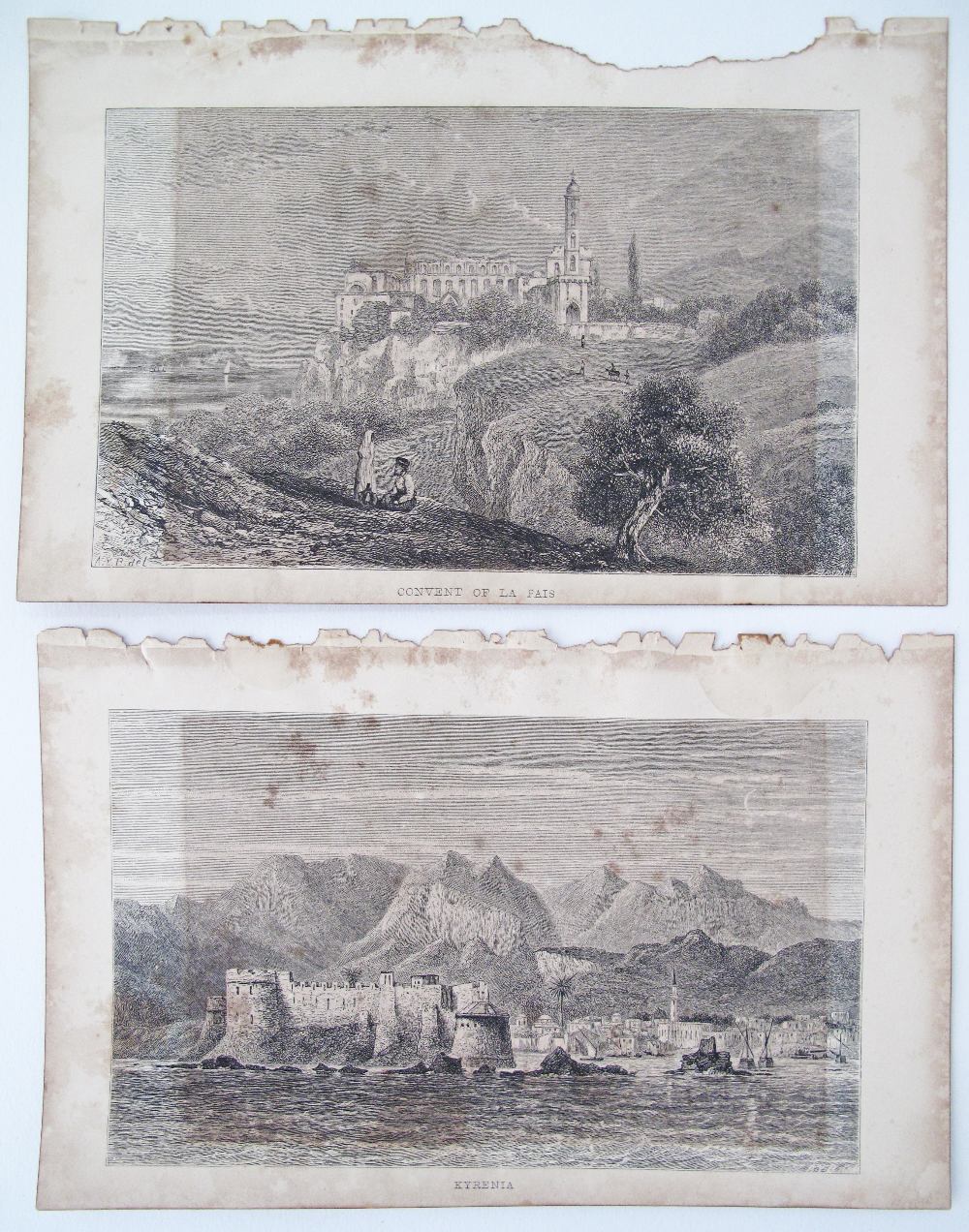 Engravings with Cypriot themes.