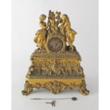 French Empire mantle clock.