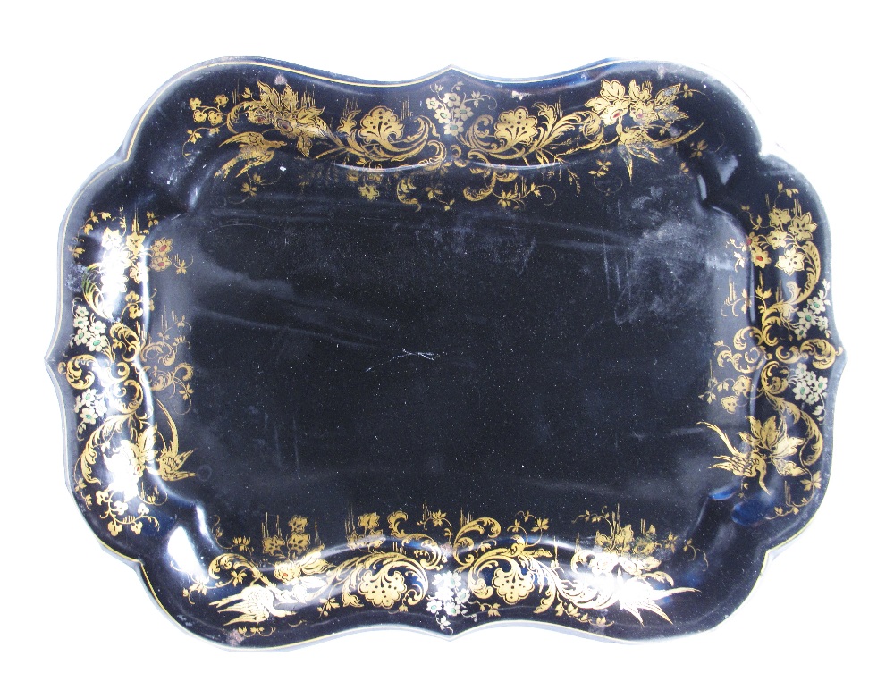 Toleware tray.