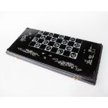 Asian backgammon / chess deck.