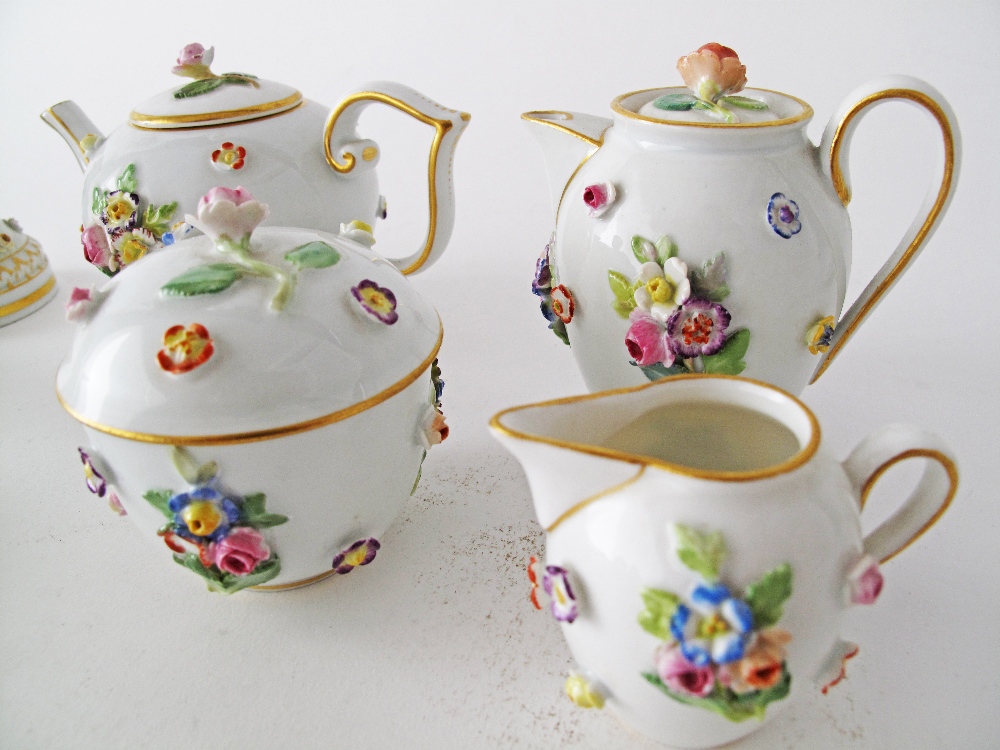 Meissen miniature tea set. - Image 5 of 8