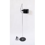 OLUCE, serie Coupe, Floor Lamp approx. H145cm in black, adjustable, an original Joe Colombo